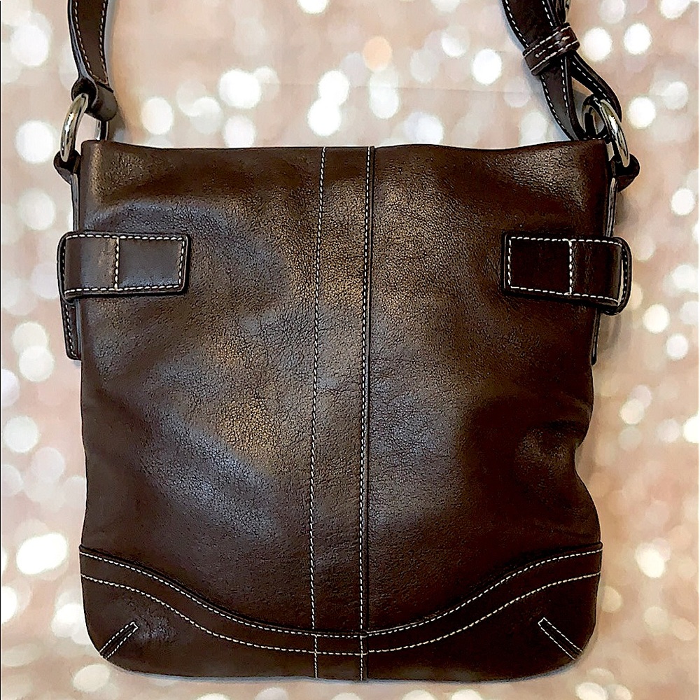 Coach Chocolate Brown Shoulder Bag - Picture 2 of 9